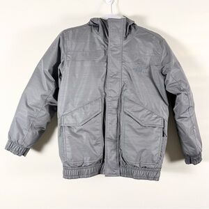 The North Face Boys Dryvent 550 Fill Down Puffer Medium Size 10/12 Gray Jacket